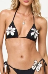 L*space Lspace Triangle Bikini Top In Black