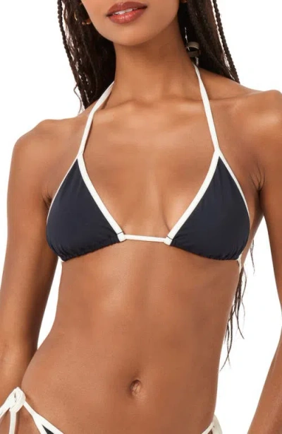L*SPACE LSPACE TRIANGLE BIKINI TOP