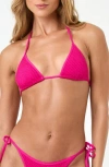 L*space Lspace Triangle Bikini Top In Pink