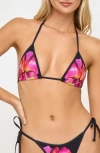 L*space Lspace Triangle Bikini Top In Multi