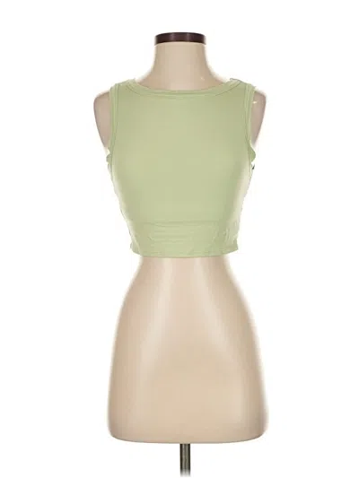 Pre-owned L*space Tube Top Green Strapless Neckline Tops