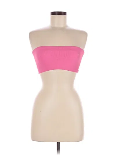 Pre-owned L*space Tube Top Pink Strapless Neckline Tops
