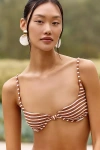 L*space Lspace Tulip Stripe Underwire Bikini Top