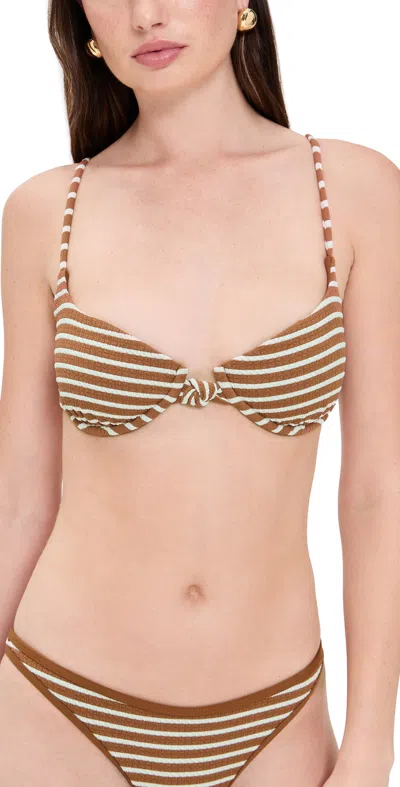 L*space Tulip Top Brown Sugar Stripe