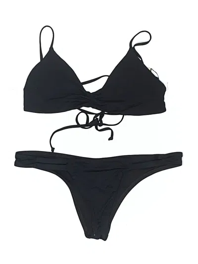 Pre-owned L*space Two Piece Swimsuit In Black