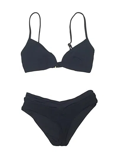 Pre-owned L*space Two Piece Swimsuit In Black