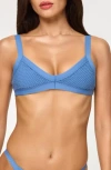 L*space Lspace Tyla Bikini Top In Blue
