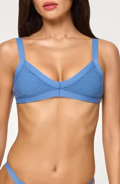 L*space Lspace Tyla Bikini Top In Blue