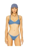 L*space Tyla Bikini Top In Blue