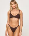 L*space Tyla Bikini Top In Brown
