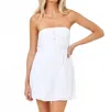 L*space Under The Sun Linen Dress In White