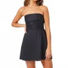 L*space Under The Sun Mini Dress In Black In Blue