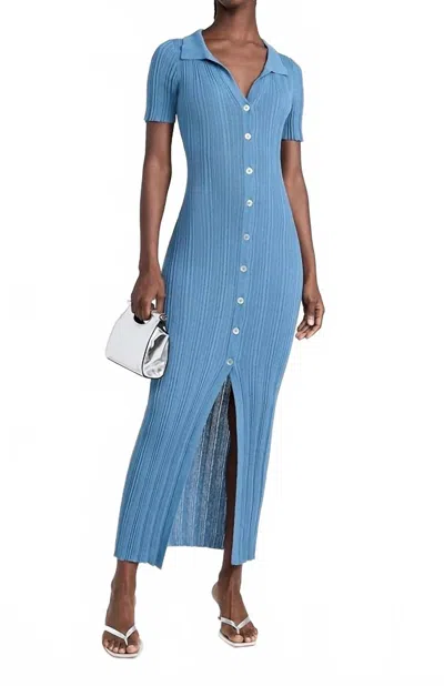 L*space Undertow Dress In Offshore In Blue