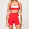 L*space Uppercut Sport Bra In Flame/cream In Red