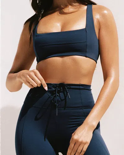 L*space Uppercut Sports Bra In Midnight Blue