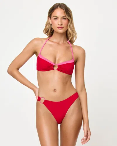 L*space Vega Bikini Bottom In Red