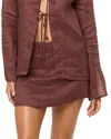 L*space Venice Skort In Brown