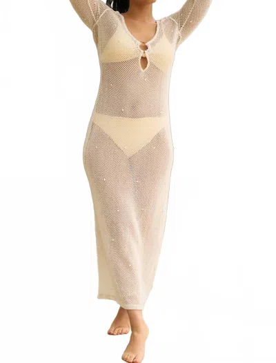 L*space Venus Cover-up Dress In Cream In White