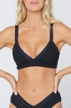 L*space Lspace Vera Bikini Top In Black