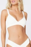 L*space Lspace Vera Bikini Top In Cream