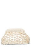 L*space Lspace Vienna Embellished Clutch In Neutral
