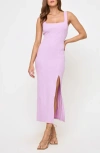 L*space Lspace Vivienne Rib Cover-up Dress In Purple
