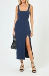 L*space Vivienne Rib Cover-up Dress In Slate