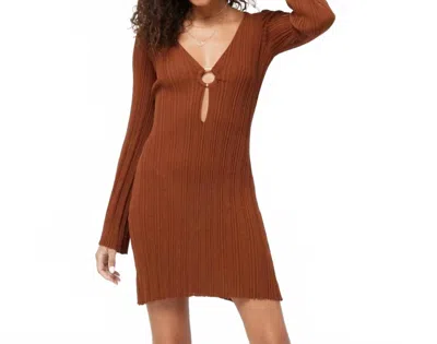 L*space Wailea Cover Up Dress In Coffee In Brown