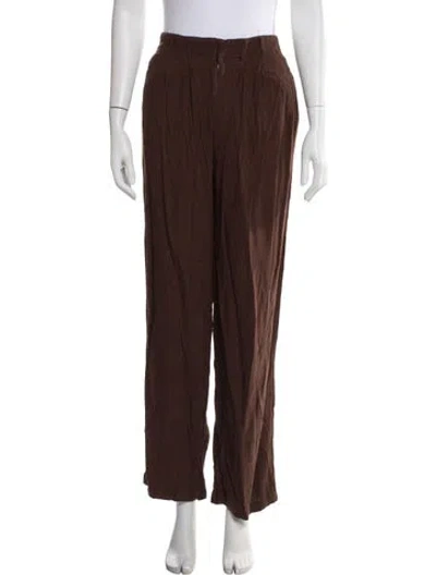 Pre-owned L*space Wide Leg Pants In Brown