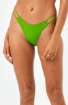 L*space Lspace Wilder Bikini Bottoms In Green