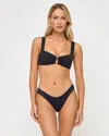 L*space Willow Bikini Top In Black