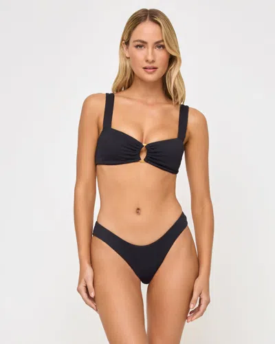 L*space Willow Bikini Top In Black