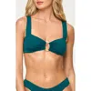 L*space Lspace Willow Bikini Top In Deep Teal