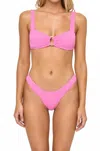 L*space Willow Bikini Top In Hottest Pink