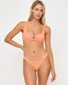 L*space Willow Bikini Top In Orange