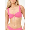 L*space Lspace Willow Bikini Top In Pink