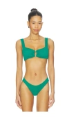 L*space Willow Bikini Top In Green