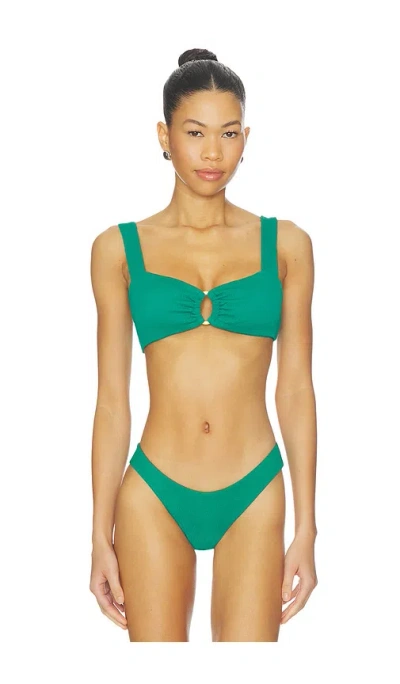 L*space Willow Bikini Top In Green