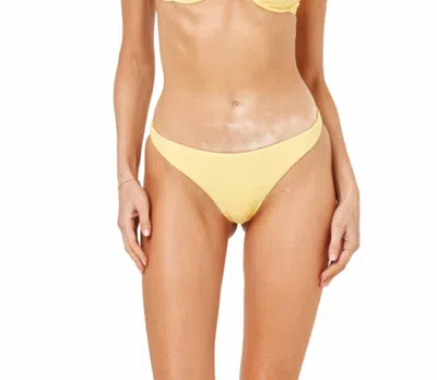 L*space Women's Camacho Classic Bottom In Honey In Yellow