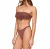 L*space Dixie Bikini Top In Brown