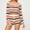 L*space Lspace Lost Tides Cover-up Sweater In Multi