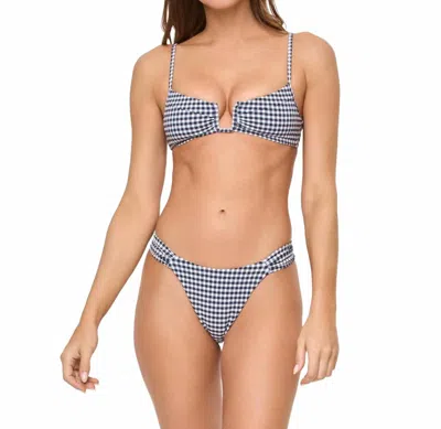 L*SPACE WOMEN'S PEYTON TOP IN ATTA GIRL GINGHAM