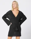 L*space Womens Black Beach Cover Up In Black