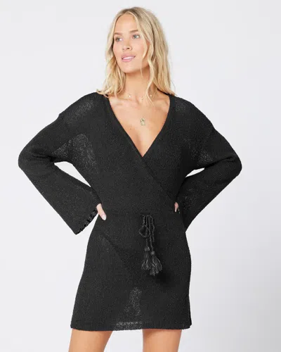 L*space Womens Black Beach Cover Up