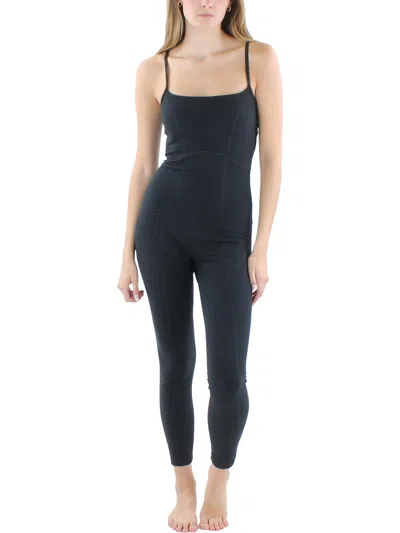 L*space Womens Built In Bra Nylon Jumpsuit In Black