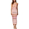 L*space Womens Knit Halter Dress In Multi