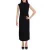 L*space Womens Slit Viscose Maxi Dress In Black