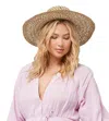 L*space Womens Straw Hat With Cream Beads