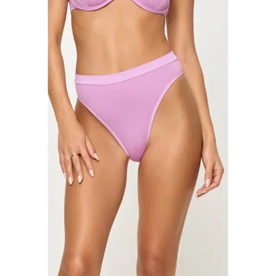 L*space Lspace X Anthropologie Frenchi Bitsy Bikini Bottoms In Mauve