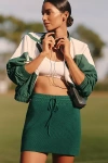 L*space X Anthropologie Jet Set Mini Skirt In Green